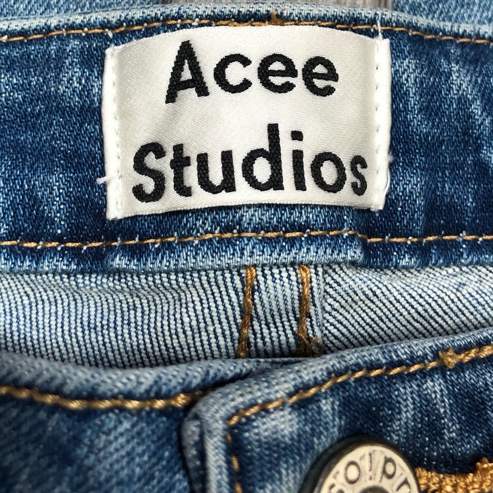 ACNE STUDIOS TAGS WITH ERRORS Women’s Straight Leg Jeans Size 27 - Picture 2 of 8